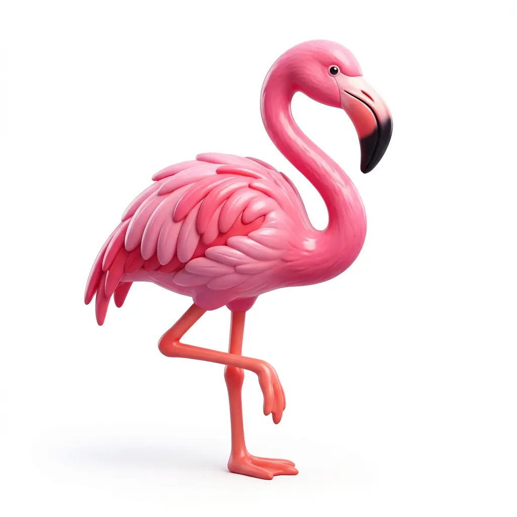 Flamingo – Spielstein im Safari-Thema