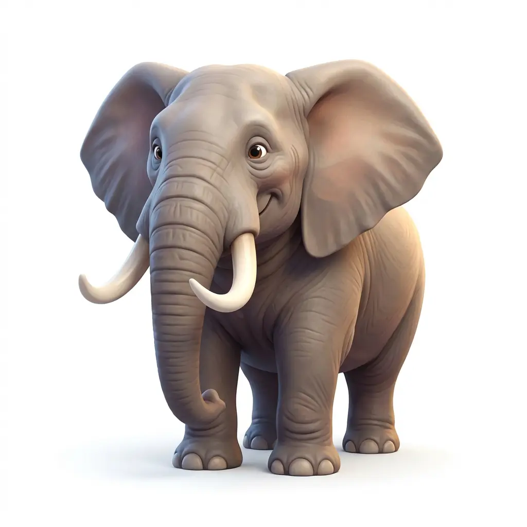 Elefant – Spielstein im Safari-Thema